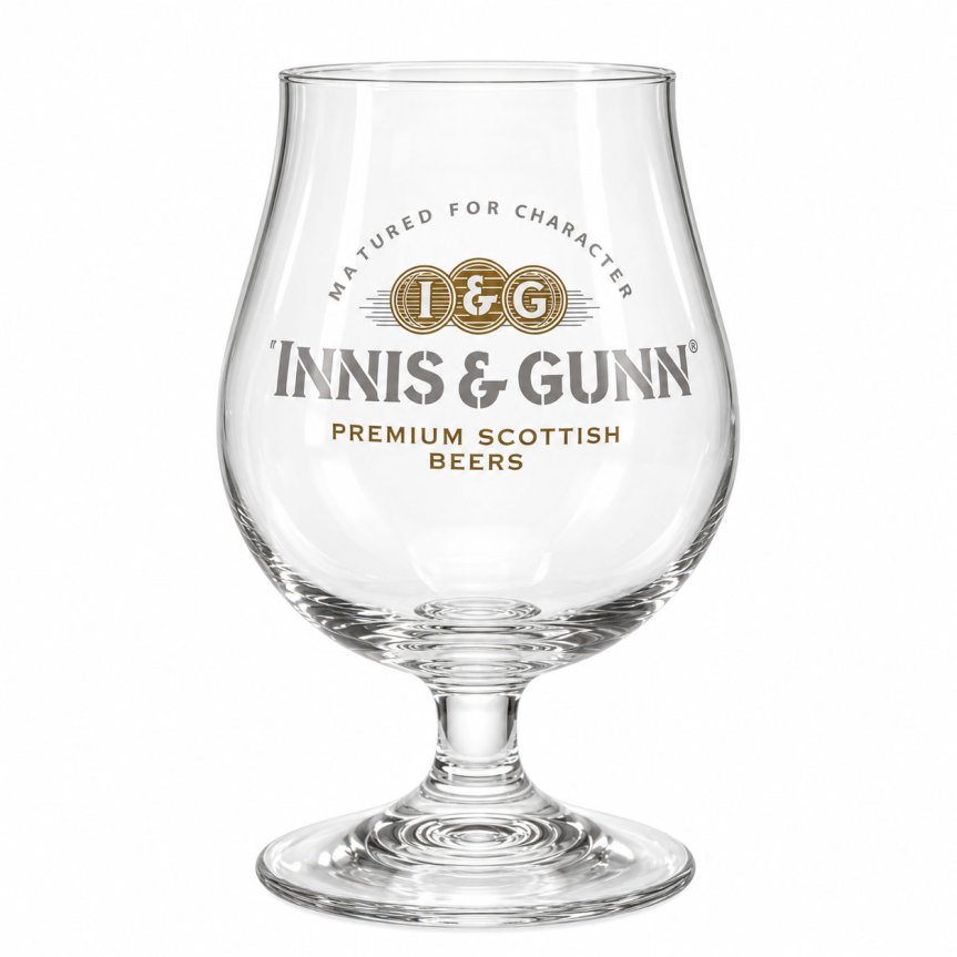 Zoom bild av Innis & Gunn ölglas 