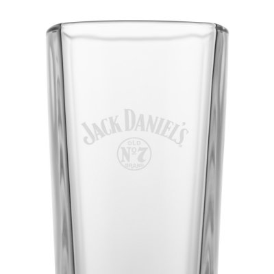 Jack Daniels highballglas - vit logo