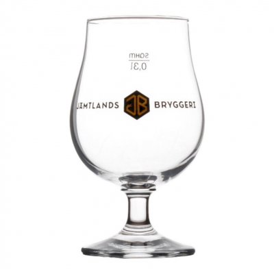 Jämtlands Bryggeri beer glass 30 cl