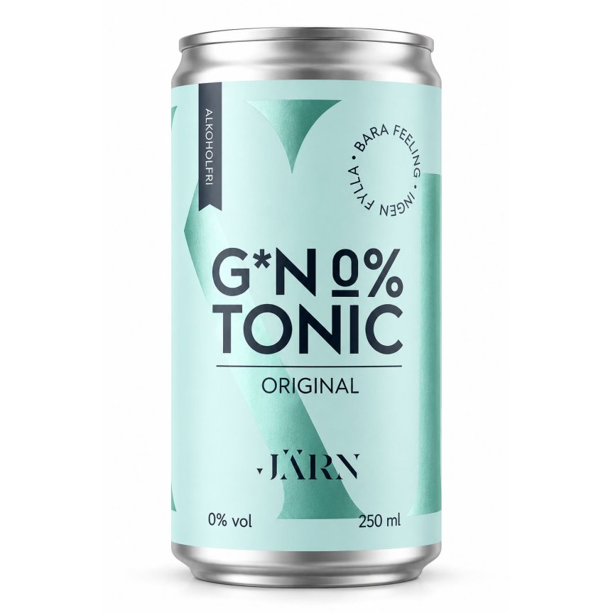 Zoom bild av JÄRN G*N & Tonic alkoholfri mocktail 25 cl