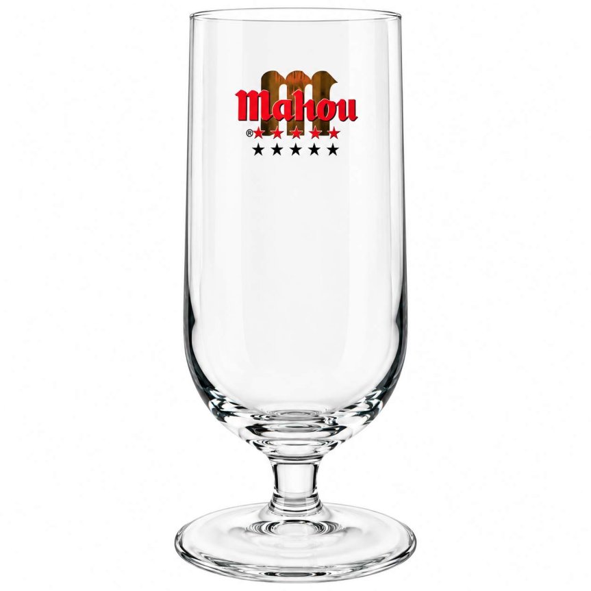 Zoom bild av Mahou ölglas 33 cl