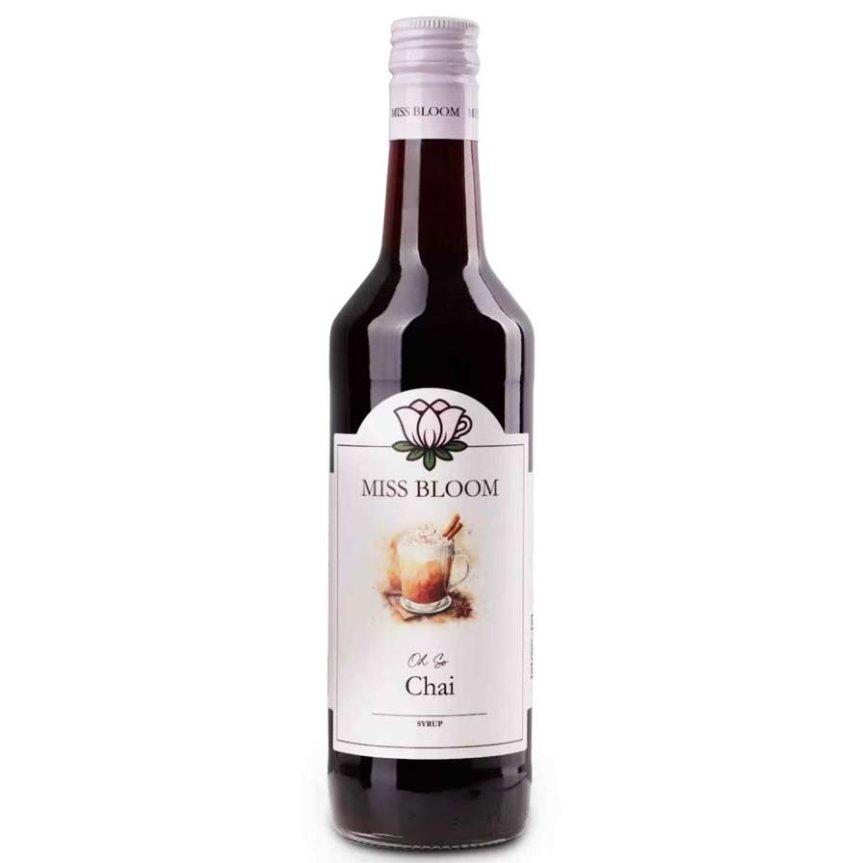 Zoom bild av Miss Bloom Chai Syrup – Oh So Chai – 50 cl