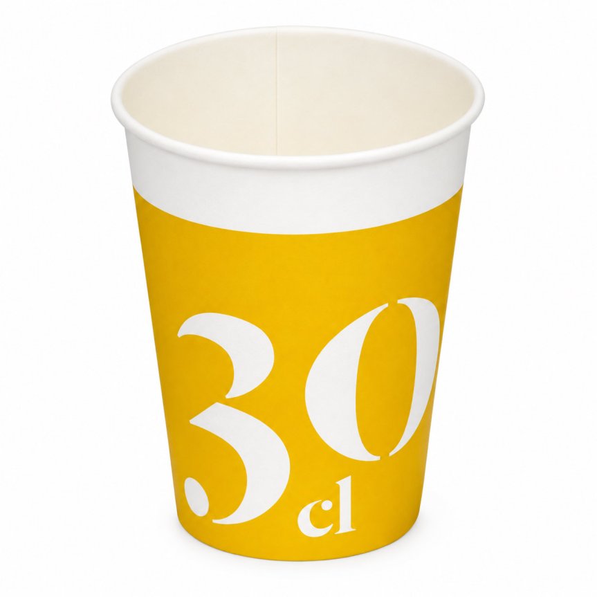 Zoom bild av Ölglas i Papper 30 cl 50-pack