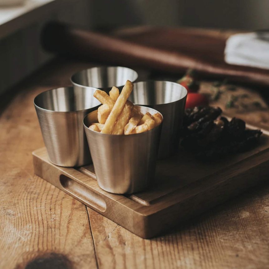 Peg pommeskopp rostfritt stål 35 cl 4-pack