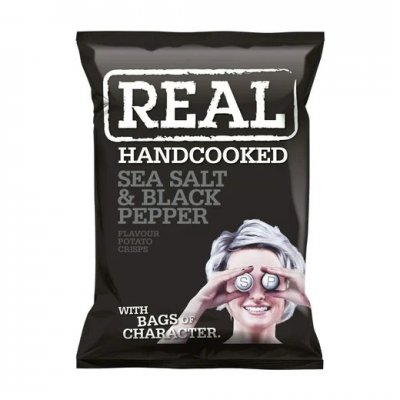 Real Chips - havssalt och svartpeppar 35 g