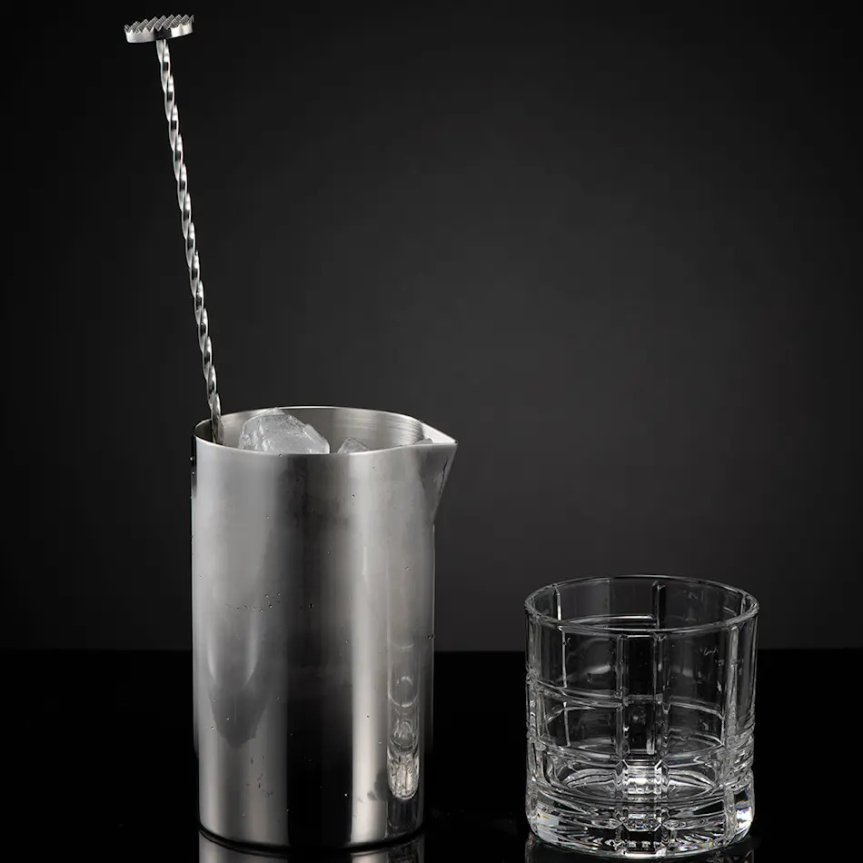 Rörglas i metall 60 cl Sontell