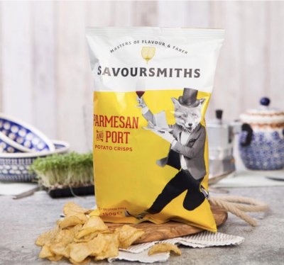 Savoursmiths chips - parmesan och portvin 40 g