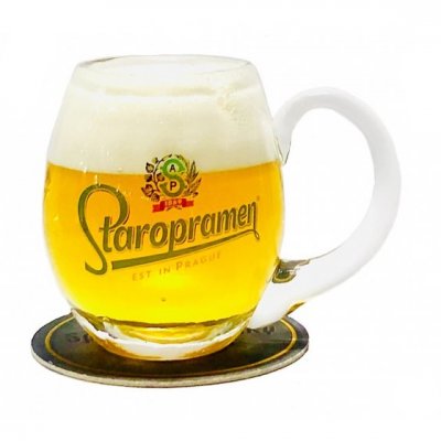 Staropramen replica 1930s beer glass 40 cl