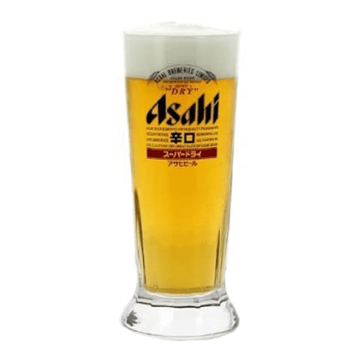 Asahi &ouml;lglas 25 cl