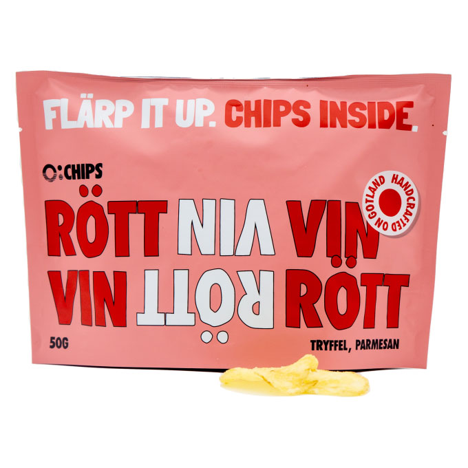 Chips till Rött Vin - Tryffel, Parmesan 50 g