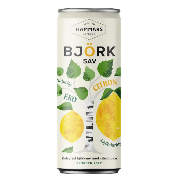 Björksav citron 25 cl från Hammars Bryggeri